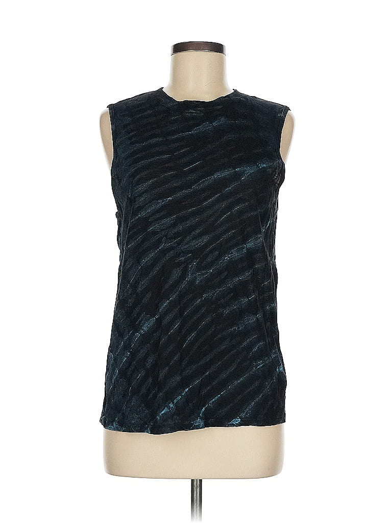 Click to view more detailed imagery on our partner's website Pre-owned Rta Road To Awe Sleeveless Top Teal High Neck Tops In Blue