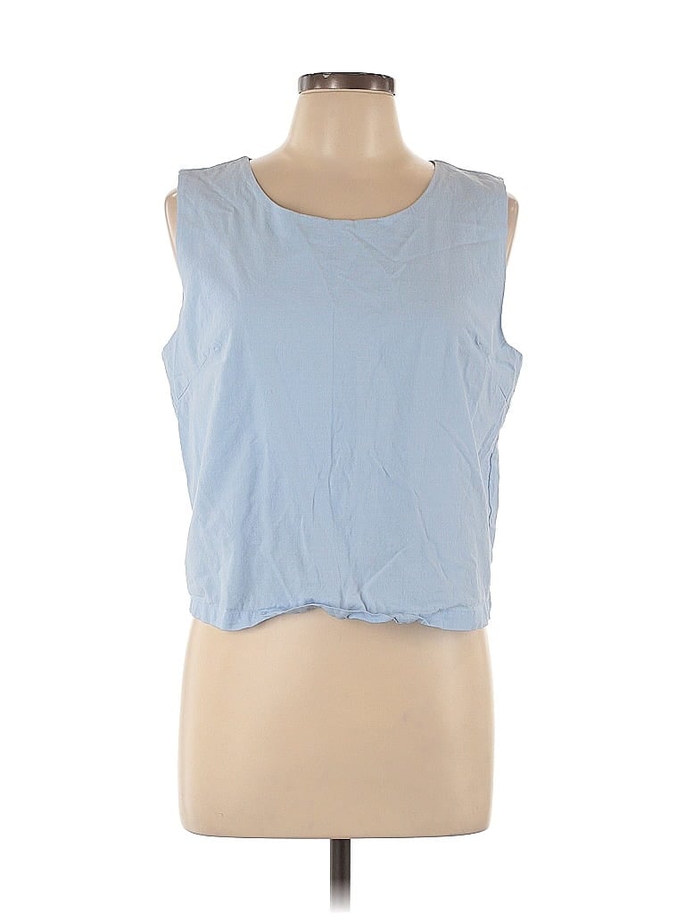 Zesica Blue Sleeveless Top Size L - photo 1