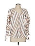Mystree Tan 3/4 Sleeve Blouse Size M - photo 1