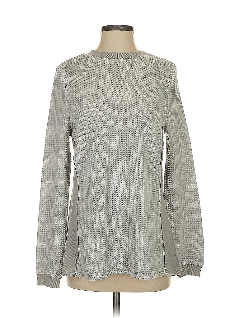 XCVI Gray Long Sleeve T-Shirt Size S - photo 1