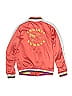 Art Class 100% Polyester Tropical Red Track Jacket Size 10 - photo 2