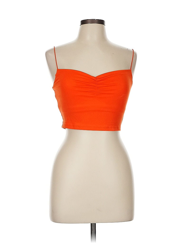 MWL by Madewell Orange Sleeveless Top Size M - photo 1