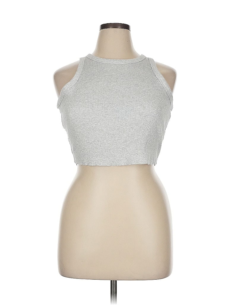 Uniqlo Silver Sleeveless Top Size XL - photo 1