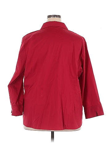 Riders by Lee 3/4 Sleeve Button-Down Shirt (view 2)
