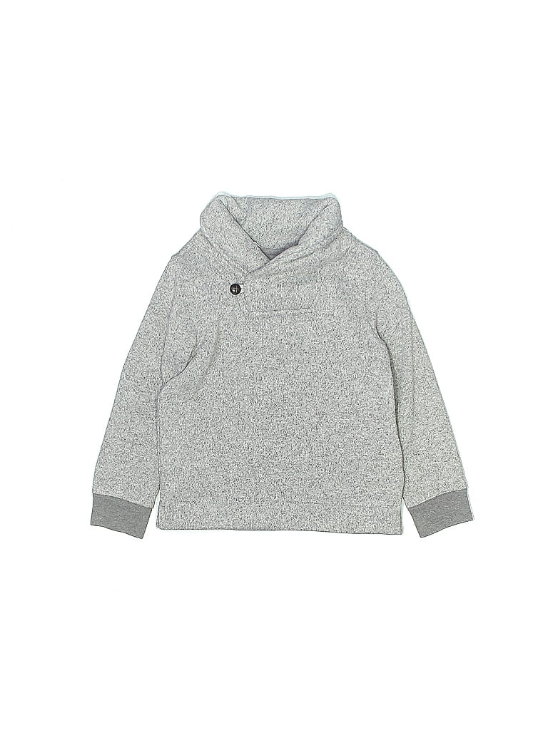 OshKosh B'gosh 100% Polyester Gray Turtleneck Sweater Size 5T - photo 1