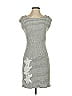 Desigual 100% Cotton Graphic Gray Casual Dress Size S - photo 1