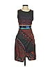 Desigual Graphic Gray Blue Casual Dress Size XS - photo 1