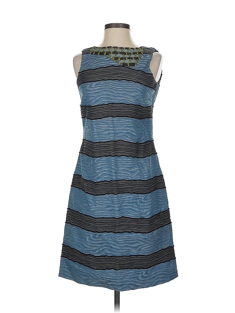 Piazza Sempione Stripes Blue Casual Dress Size EU (IT) 40 / US 4 - photo 1