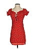White Fox 100% Polyester Red Casual Dress Size XS - photo 1