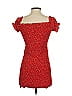 White Fox 100% Polyester Red Casual Dress Size XS - photo 2
