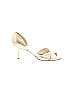 Stuart Weitzman Ivory Gold Heels Size 9 1/2 - photo 1