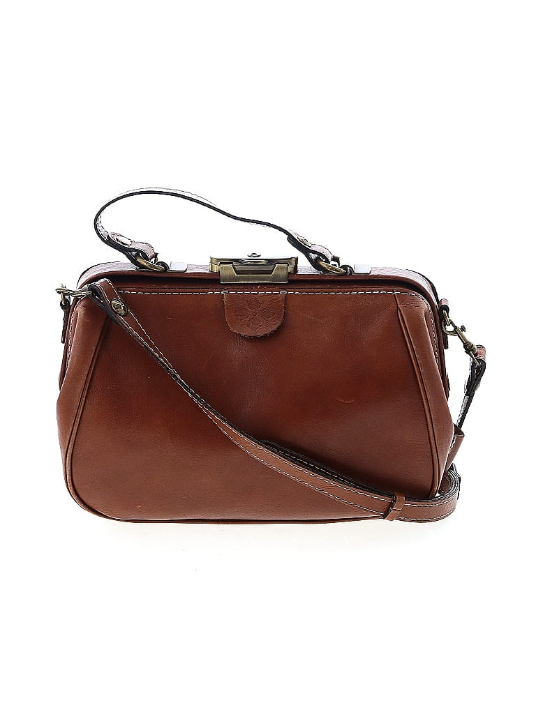 Patricia Nash 100% Leather Brown Leather Satchel One size - photo 1
