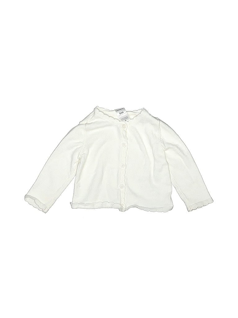 Click to view more detailed imagery on our partner's website Pre-owned Carter's Babies' Cardigan Sweater In White