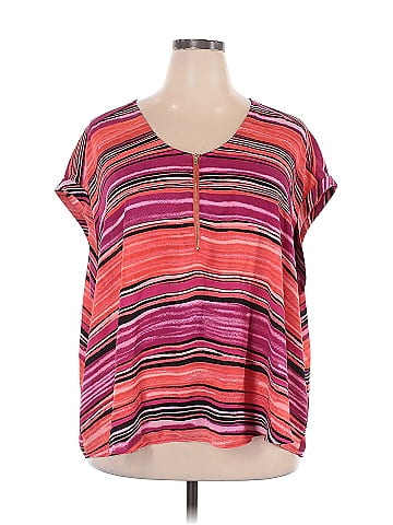 Bold Elements Short Sleeve Blouse (view 1)