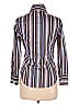 ETRO 100% Cotton Stripes Brown Purple Long Sleeve Button-Down Shirt Size EU (IT) 40 / US 4 - photo 2