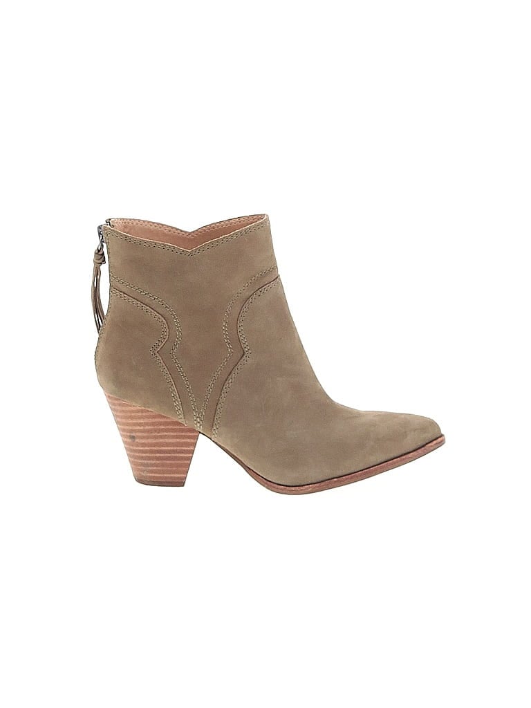 Pre-owned Splendid Ankle Boots In Brown