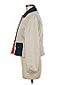 Akris Punto 100% Baumwolle Color Block Ivory Jacket Size 8 - photo 5