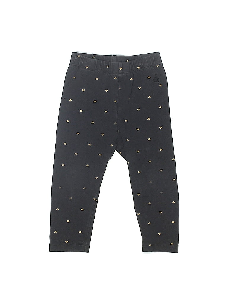Baby Gap 100% Cotton Stars Black Gray Casual Pants Size 12-18 mo - photo 1