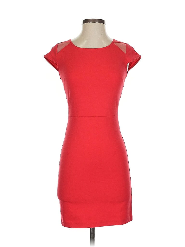 BB Dakota Solid Red Cocktail Dress Size XS - photo 1
