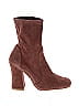 Stuart Weitzman Burgundy Tan Boots Size 8 - photo 1