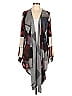 ETRO Gray Purple Silk Cardigan Size EU (IT) 44 / US 8 - photo 1