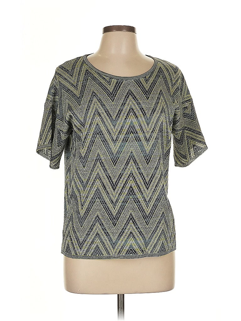 M Missoni Green Teal Pullover Sweater Size L - photo 1
