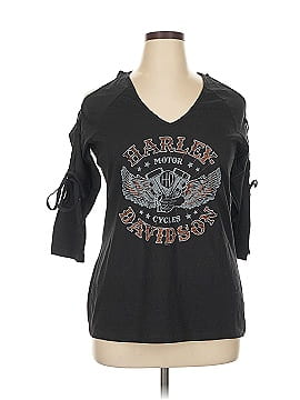 Harley Davidson 3/4 Sleeve Top