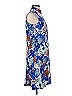 Tail Print Blue Cocktail Dress Size M - photo 4