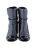 Chanel 100% Leather Gray Cap Toe Interlocking CC Ankle Boots Size EU 40 - photo 2