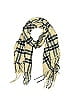 Unbranded 100% Polyester Plaid Yellow Tan Scarf One size - photo 1