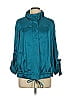 St. John Teal Blue Track Jacket Size L - photo 1