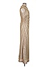 David Meister Metallic Gold Cocktail Dress Size 6 - photo 4