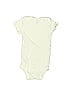 Gerber 100% Cotton Solid Ivory Short Sleeve Onesie Size 6-9 mo - photo 2