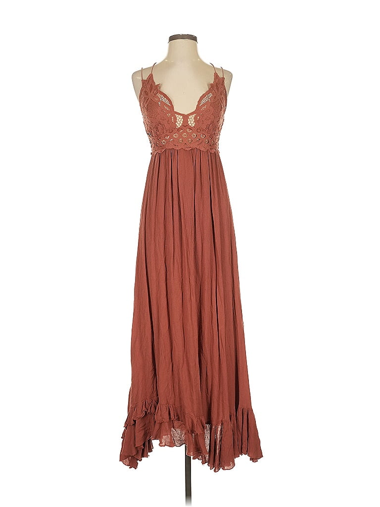 FP One Brown Casual Dress Size S - photo 1