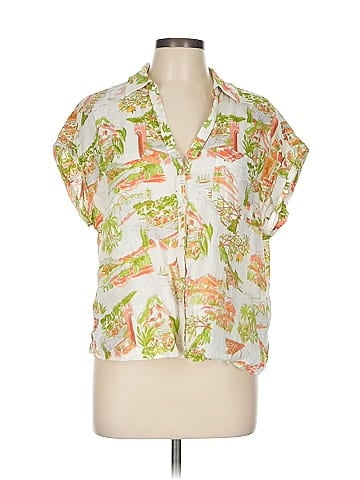 Cynthia Rowley Short Sleeve Blouse (view 1)