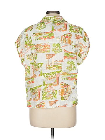Cynthia Rowley Short Sleeve Blouse (view 2)