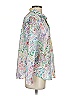 Talbots 100% Cotton Paisley White Long Sleeve Button-Down Shirt Size S - photo 4