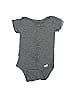 Gerber 100% Cotton Solid Gray Short Sleeve Onesie Size 0-3 mo - photo 1