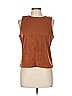 Evereve Brown Sleeveless Blouse Size L - photo 1