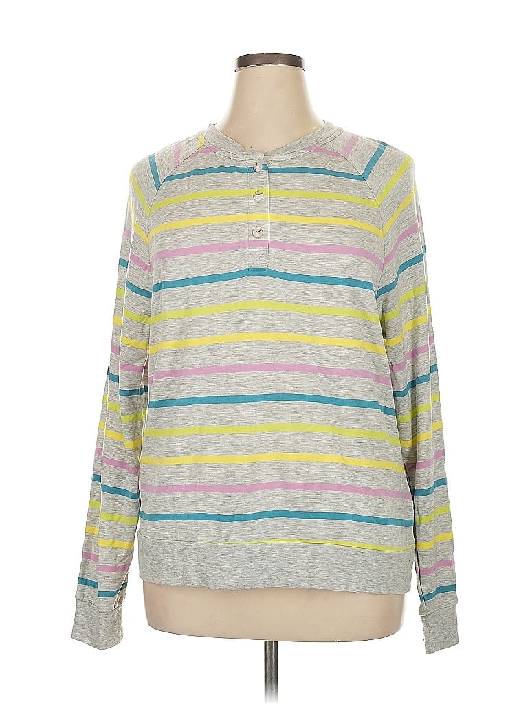 Pre-owned Thread & Supply Pullover Sweater In Gray