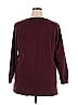 Ellos Burgundy Long Sleeve T-Shirt Size 18 - photo 2