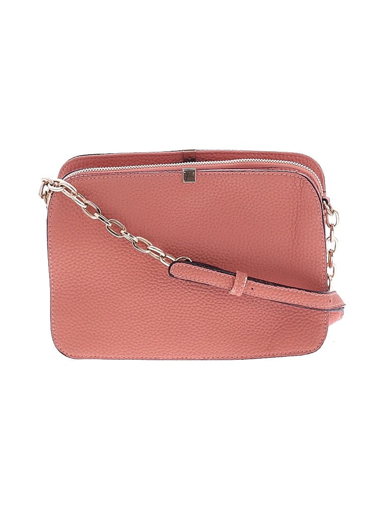 Urban Expressions Pink Orange Leather Crossbody Bag One size - photo 1