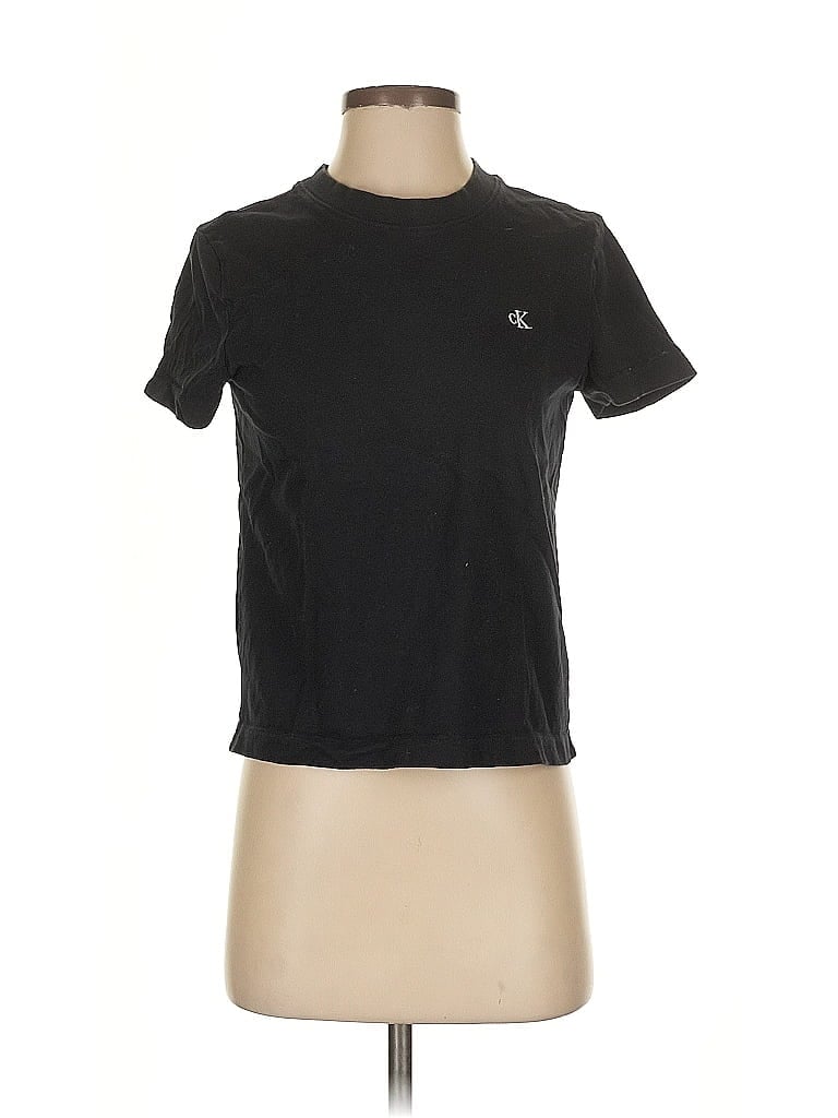 Pre-owned Calvin Klein Active T-shirt In Black