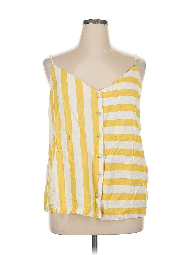 Joules Yellow Sleeveless Blouse Size 14 - photo 1