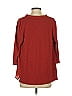 Left Coast by Dolan 100% Polyester Red 3/4 Sleeve Blouse Size XS - photo 2