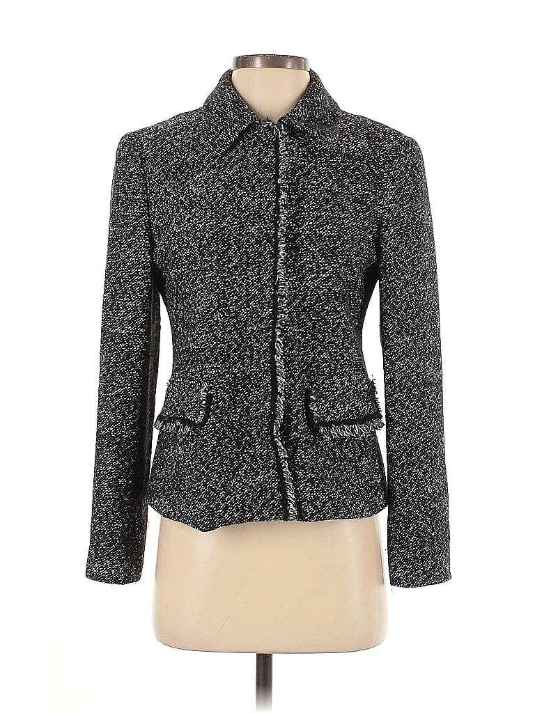 Pre-owned Lafayette 148 Jacket In Black