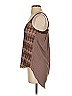 Tiny Brown Sleeveless Blouse Size S - photo 5