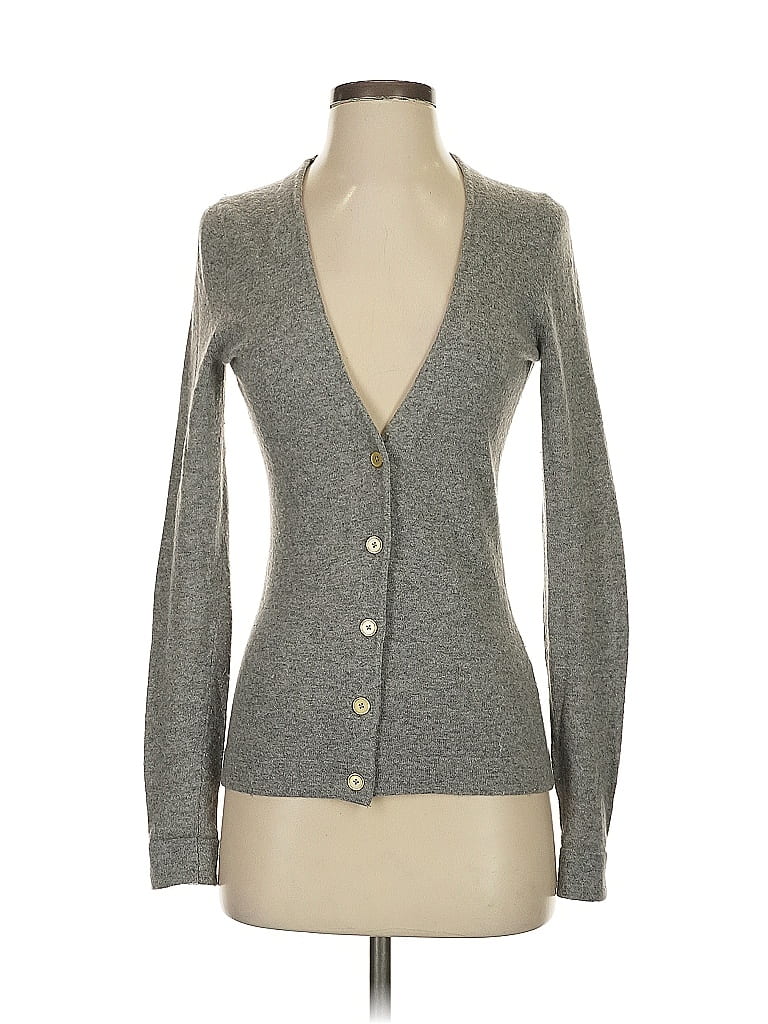 Pre-owned Banana Republic Cardigan Sweater In Gray