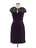 ML Monique Lhuillier 100% Nylon Purple Cocktail Dress Size 6 - photo 1