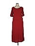W by Worth 100% Rayon Red Burgundy Casual Dress Size XL - photo 1